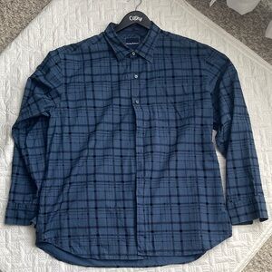 Tommy Bahama Blue Plaid Men's Shirt